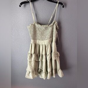 Windsor Light Green Smocked Dress